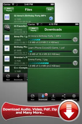 Downloader android App screenshot 0